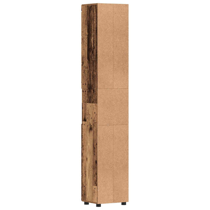 Set dulap baie TULUM Lemn vechi 37 x 31,5 x 203 cm - WALTI WALTI
