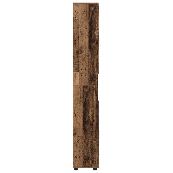 Set dulap baie TULUM Lemn vechi 37 x 31,5 x 203 cm - WALTI WALTI