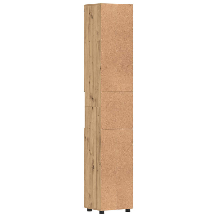 Set dulap baie TULUM Stejar Artizanal 37 x 31,5 x 203 cm WALTI