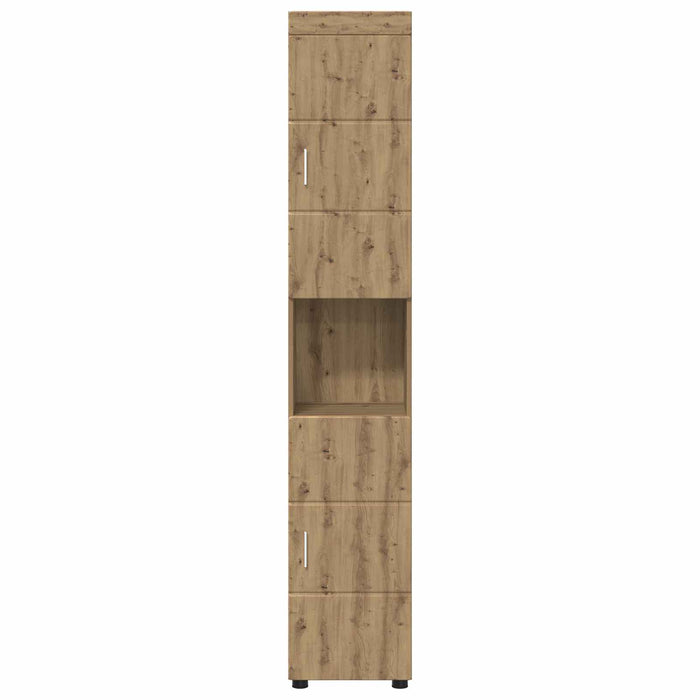 Set dulap baie TULUM Stejar Artizanal 37 x 31,5 x 203 cm WALTI