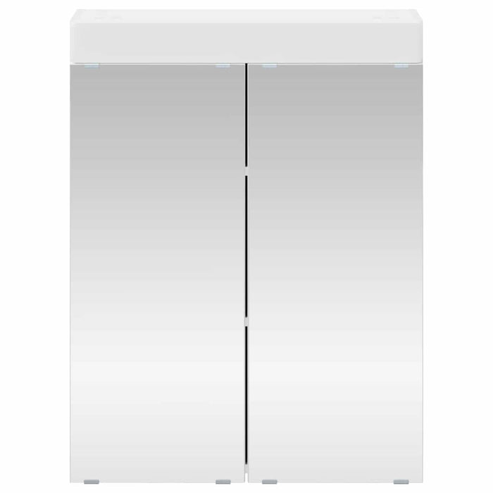 Dulap cu oglindă pentru baie cu ușă TULUM Alb 60 x 16,5 x 78 cm - WALTI WALTI