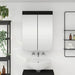 Dulap cu oglindă pentru baie TULUM Negru 60 x 16,5 x 78 cm - WALTI WALTI