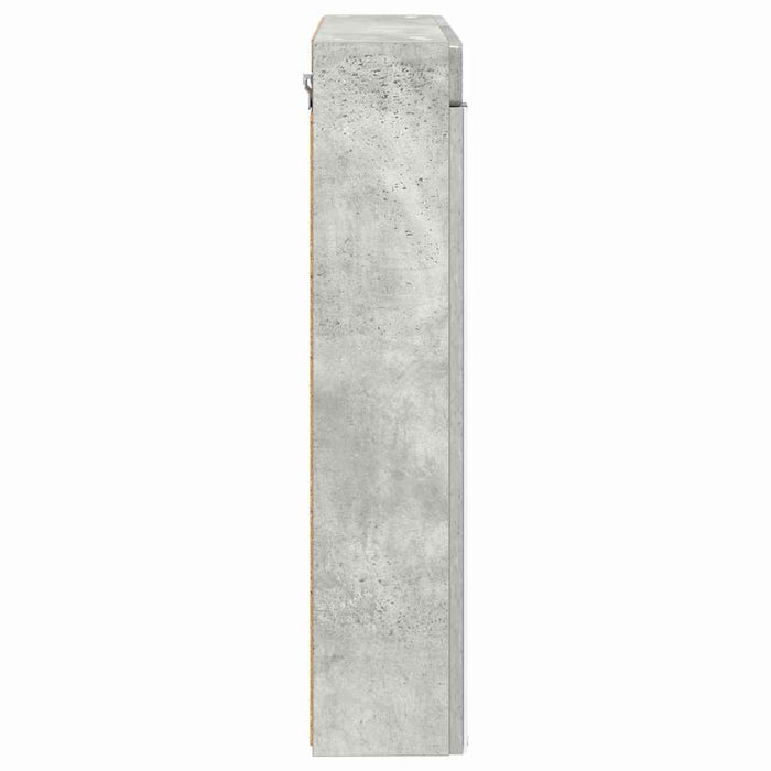 Dulap cu oglindă pentru baie TULUM Gri din beton Lemn compozit - WALTI WALTI