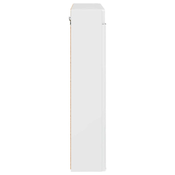 Dulap cu oglindă pentru baie TULUM Alb lucios 60 x 16,5 x 78 cm - WALTI WALTI