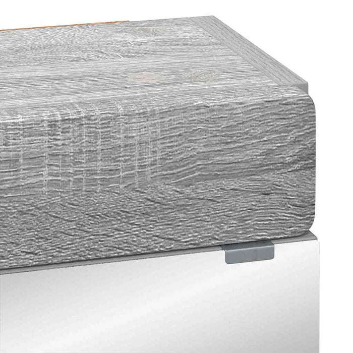 Dulap cu oglindă pentru baie TULUM Gri Sonoma 60 x 16,5 x 78 cm - WALTI WALTI