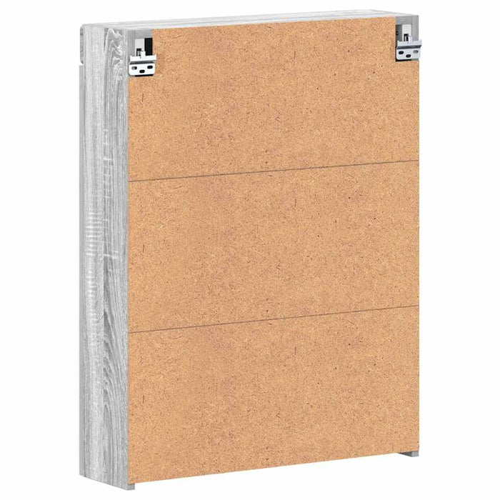 Dulap cu oglindă pentru baie TULUM Gri Sonoma 60 x 16,5 x 78 cm - WALTI WALTI