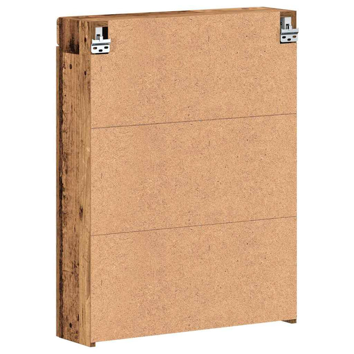Dulap cu oglindă pentru baie TULUM Lemn vechi 60 x 16,5 x 78 cm WALTI