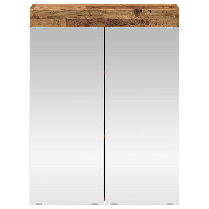 Dulap cu oglindă pentru baie TULUM Lemn vechi 60 x 16,5 x 78 cm WALTI