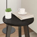 Placă de masă Ø 30 x 1,5 cm Rotund Lemn prelucrat Negru - WALTI WALTI
