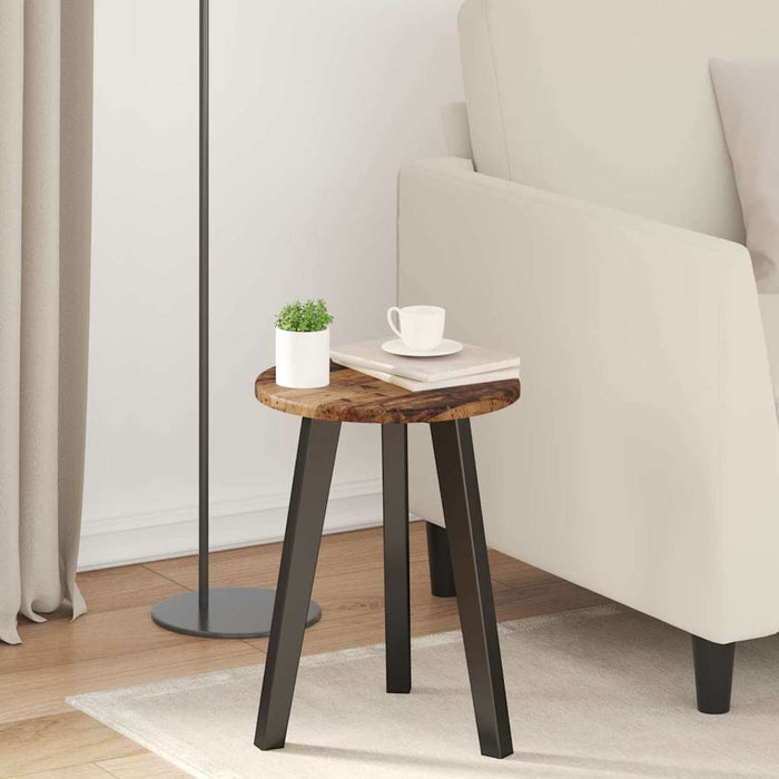 Placă de masă Ø 30 x 1,5 cm Rotund Lemn prelucrat Lemn vechi - WALTI WALTI
