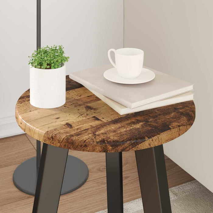 Placă de masă Ø 30 x 1,5 cm Rotund Lemn prelucrat Lemn vechi - WALTI WALTI