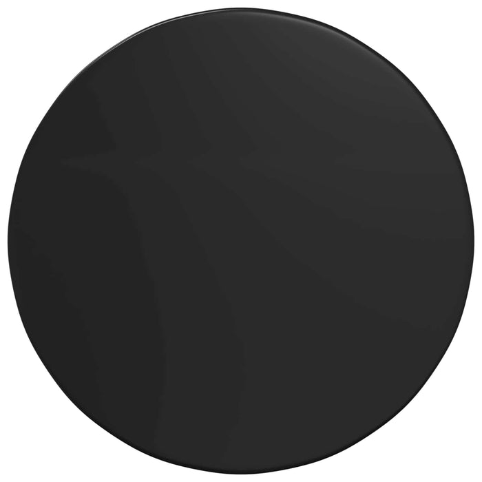 Placă de masă Negru Ø 50 x 1,5 cm Lemn compozit WALTI