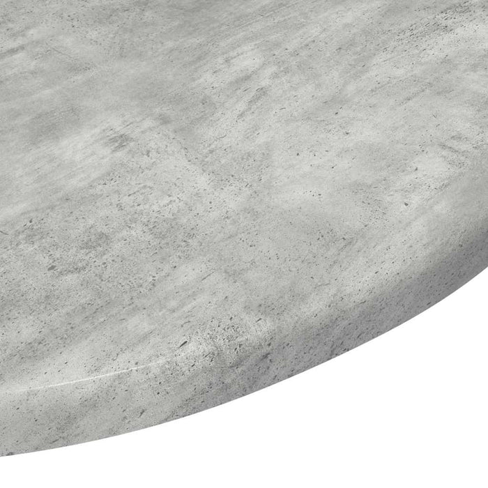 Placă de masă Gri beton Ø 50 x 1,5 cm Lemn compozit - WALTI WALTI