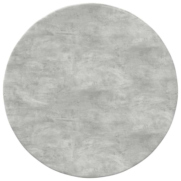 Placă de masă Gri beton Ø 50 x 1,5 cm Lemn compozit - WALTI WALTI