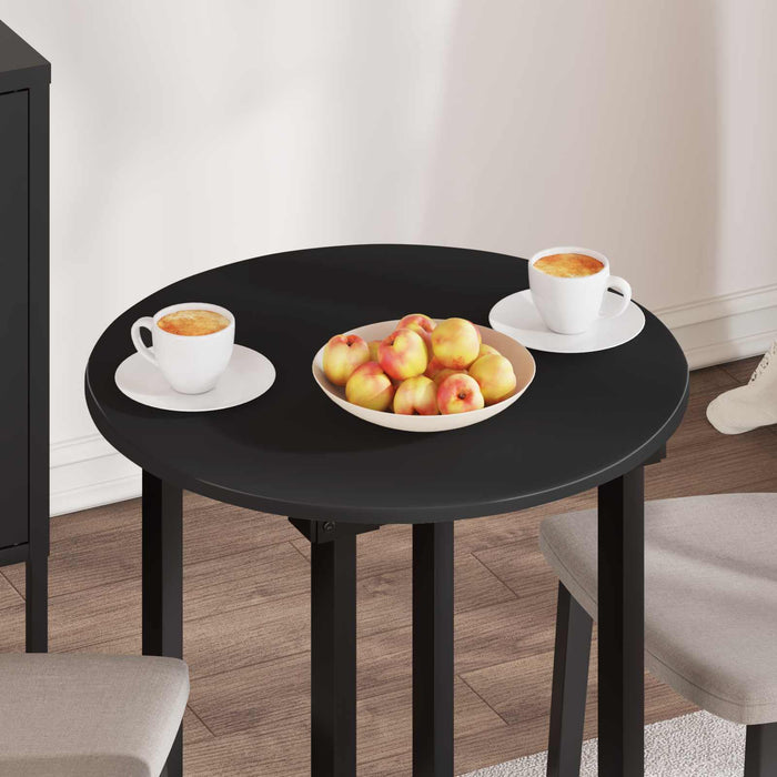 Placă de masă Negru Ø 60 x 1,5 cm Lemn compozit - WALTI WALTI