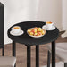 Placă de masă Negru Ø 60 x 1,5 cm Lemn compozit - WALTI WALTI