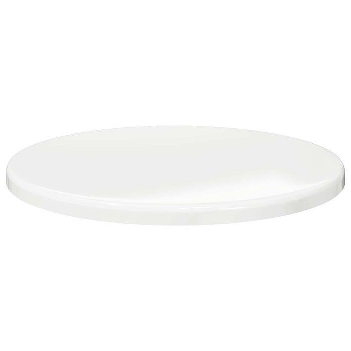 Placă de masă Alb foarte lucios Ø 60 x 1,5 cm Lemn compozit - WALTI WALTI