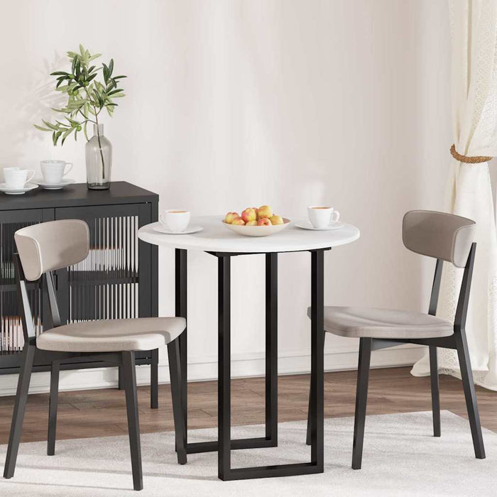 Placă de masă Alb 70 x 70 x 1,5 cm Lemn compozit - WALTI WALTI