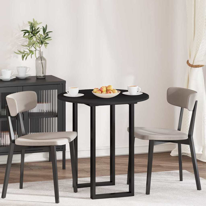 Placă de masă Negru 70 x 70 x 1,5 cm Lemn compozit - WALTI WALTI