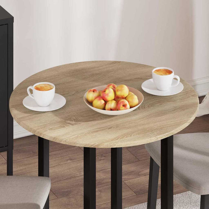 Placă de masă Stejar sonoma 70 x 70 x 1,5 cm Lemn compozit - WALTI WALTI