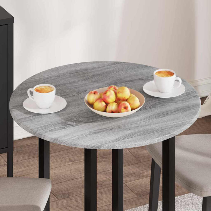 Placă de masă sonoma gri 70 x 70 x 1,5 cm Lemn compozit - WALTI WALTI