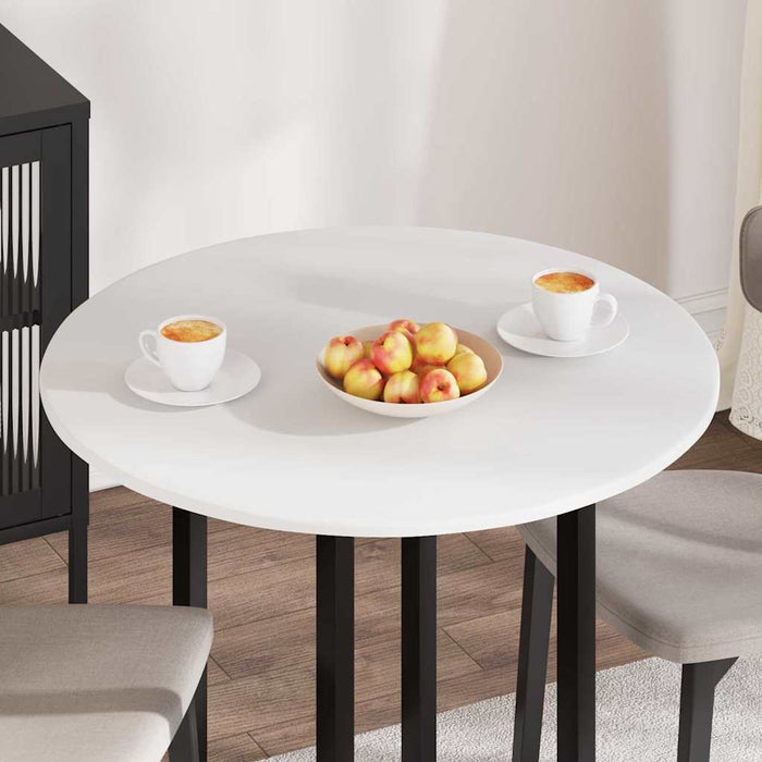 Placă de masă Alb 80 x 80 x 1,5 cm Lemn compozit - WALTI WALTI