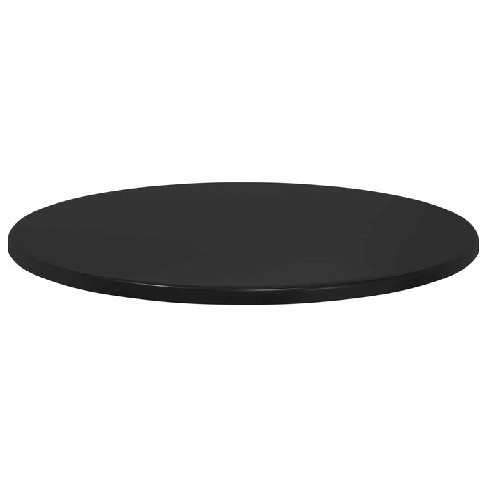Placă de masă Negru Ø 80 x 1,5 cm Lemn compozit WALTI