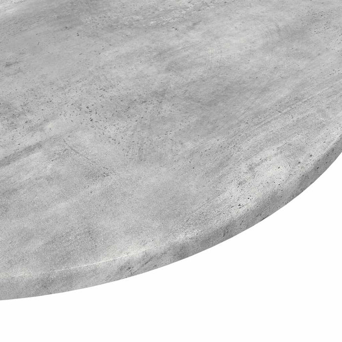 Placă de masă Ø 80 x 1,5 cm Rotund Lemn prelucrat Gri Beton - WALTI WALTI