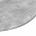 Placă de masă Ø 80 x 1,5 cm Rotund Lemn prelucrat Gri Beton - WALTI WALTI