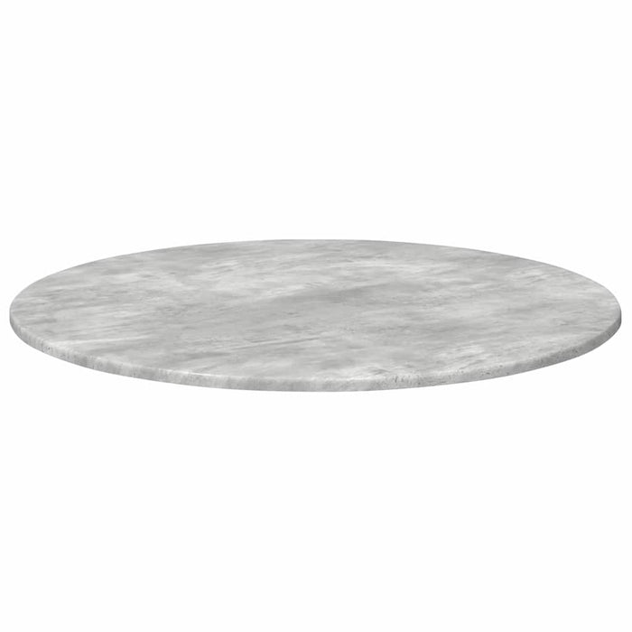 Placă de masă Ø 80 x 1,5 cm Rotund Lemn prelucrat Gri Beton WALTI
