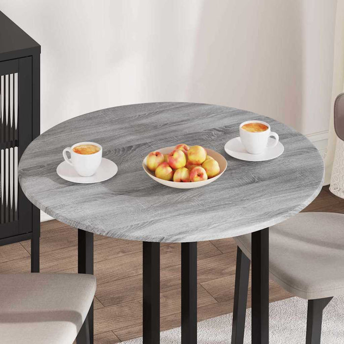 Placă de masă sonoma gri 80 x 80 x 1,5 cm Lemn compozit - WALTI WALTI