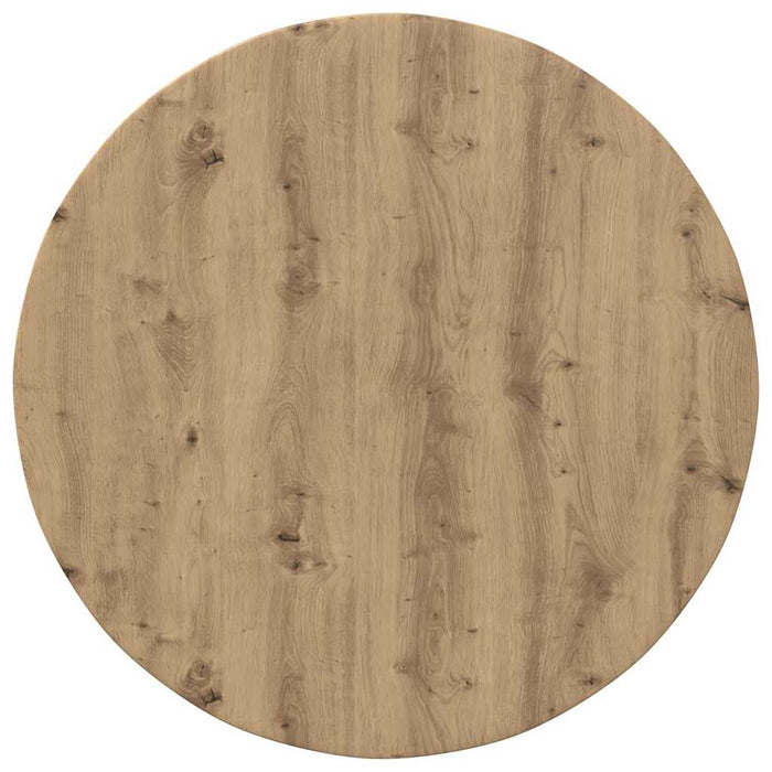 Placă de masă stejar artizanal Ø 80 x 1,5 cm Lemn compozit WALTI