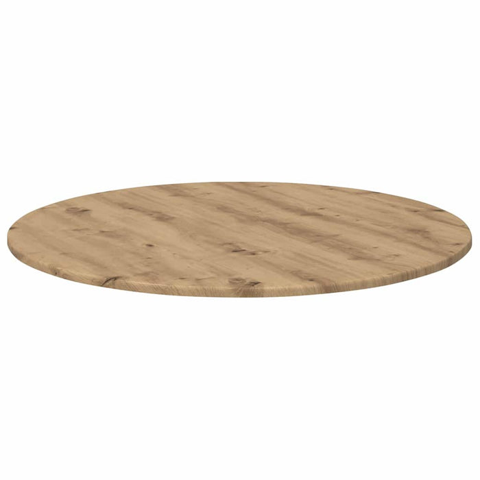 Placă de masă stejar artizanal Ø 80 x 1,5 cm Lemn compozit WALTI