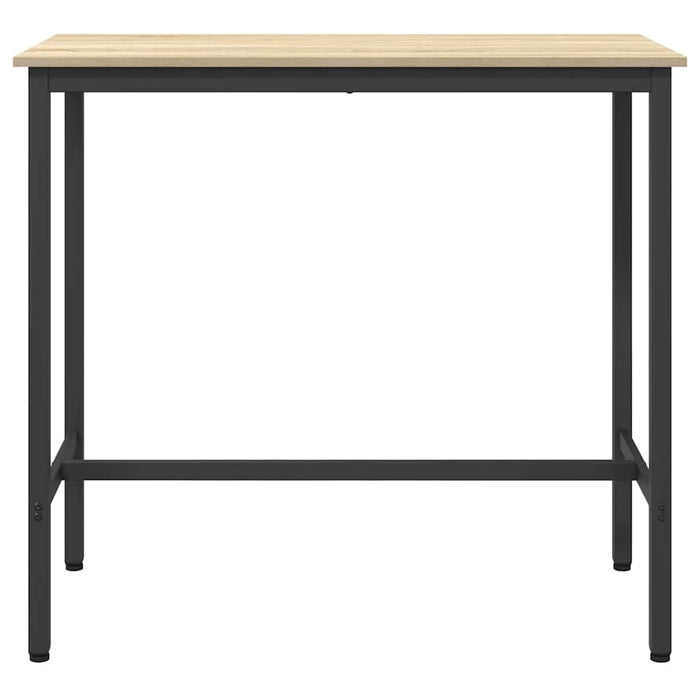 masă Stejar Sonoma 100 x 50 x 90,5 cm Lemn ingineresc și oțel - WALTI WALTI