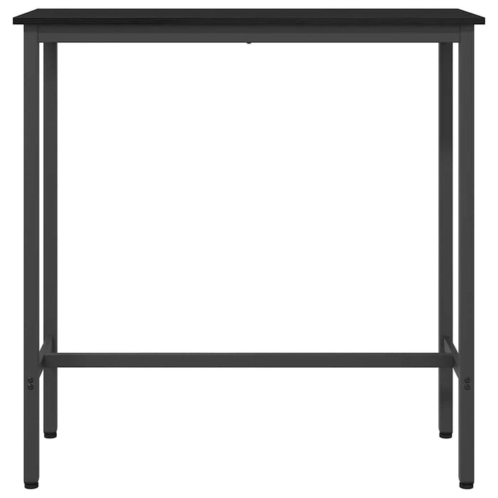 masă Stejar Negru 100 x 40 x 100,5 cm Lemn ingineresc și oțel - WALTI WALTI