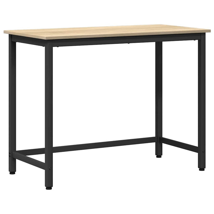 masă Stejar Sonoma 80 x 50 x 76,5 cm Lemn ingineresc și oțel - WALTI WALTI