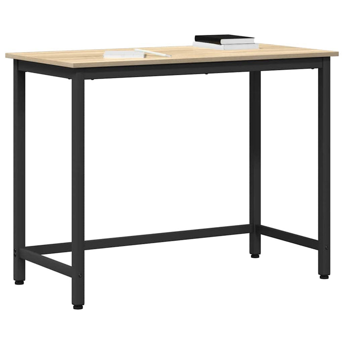 masă Stejar Sonoma 80 x 50 x 76,5 cm Lemn ingineresc și oțel - WALTI WALTI