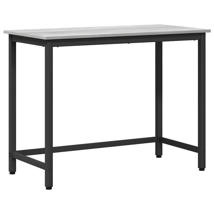 masă Gri Sonoma 80 x 50 x 76,5 cm Lemn ingineresc și oțel - WALTI WALTI