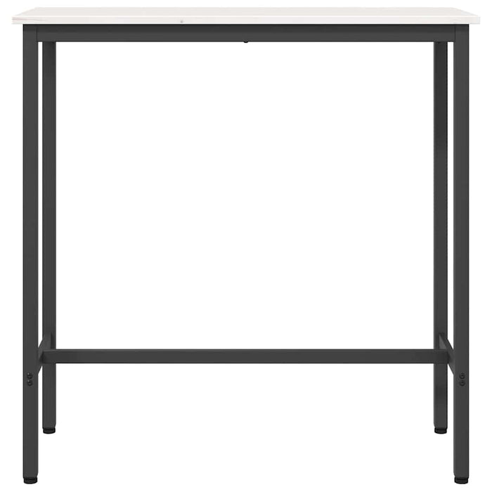 masă Alb 100 x 40 x 101 cm Lemn ingineresc și oțel - WALTI WALTI