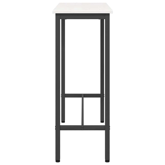 masă Alb 100 x 40 x 101 cm Lemn ingineresc și oțel - WALTI WALTI