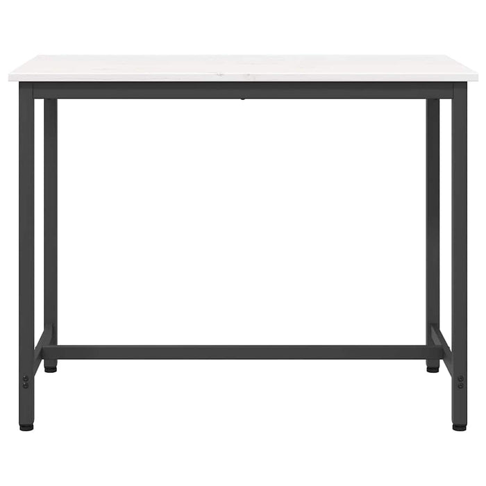 masă Alb 100 x 50 x 77 cm Lemn ingineresc și oțel WALTI
