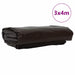 Pânză 650g / m² Maro 3 x 4 m Pânză cu acoperire PVC - WALTI WALTI