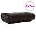 Pânză 650g / m² Maro 4 x 7 m Pânză cu acoperire PVC - WALTI WALTI