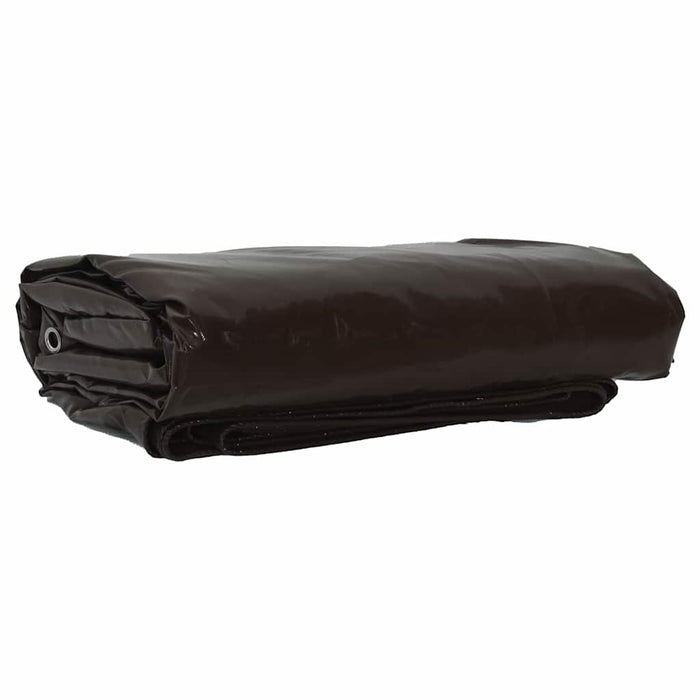 Pânză 650g / m² Maro 2,5 x 3,5 m Pânză cu acoperire PVC - WALTI WALTI
