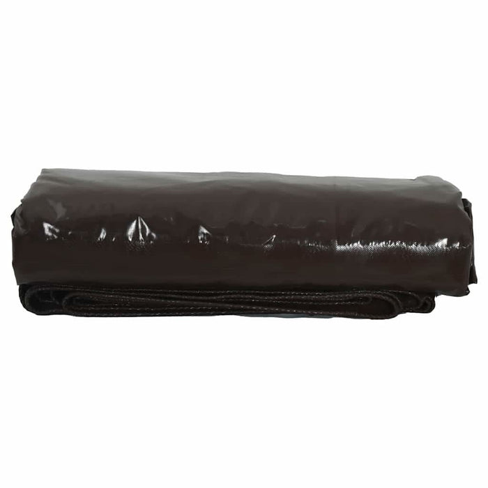 Pânză 650g / m² Maro 5 x 5 m Pânză cu acoperire PVC - WALTI WALTI