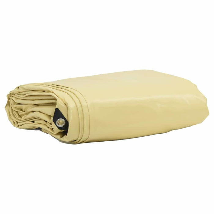 Pânză 650g / m² Bej 4 x 5 m Pânză cu acoperire PVC - WALTI WALTI