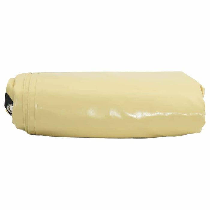 Pânză 650g / m² Bej 3,5 x 5 m Pânză cu acoperire PVC - WALTI WALTI