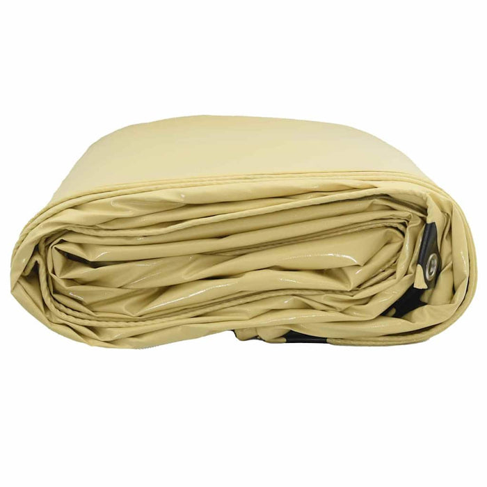 Pânză 650g / m² Bej 1,5 x 2,5 m Pânză cu acoperire PVC - WALTI WALTI