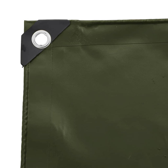 Pânză 650g / m² Verde măsliniu 4 x 6 m Pânză cu acoperire PVC - WALTI WALTI