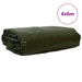 Pânză 650g / m² Verde măsliniu 4 x 6 m Pânză cu acoperire PVC - WALTI WALTI